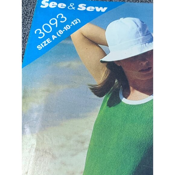 Butterick Misses Shirt Shorts Sewing Pattern sz 8-12 3093 - uncut - Picture 2 of 4